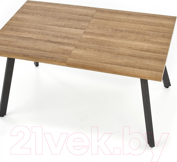 Изображение товара Обеденный стол Halmar Berlin раскладной 160-220x85x76 (орех/черный)
