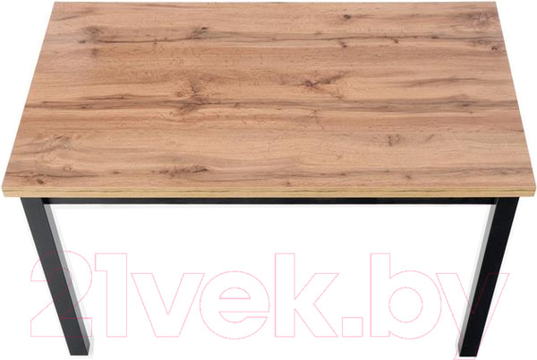 Изображение товара Обеденный стол Halmar Cobalt 120x68x77 (дуб вотан/черный)