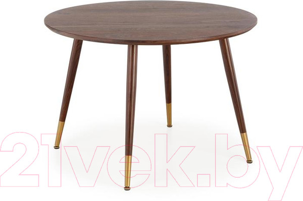 Изображение товара Обеденный стол Halmar Domenico 110x76x72 (орех/золотой)