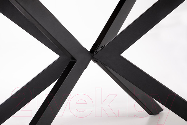 Изображение товара Обеденный стол Halmar Legarto раскладной 160-200x90x76 (дуб натуральный/черный)