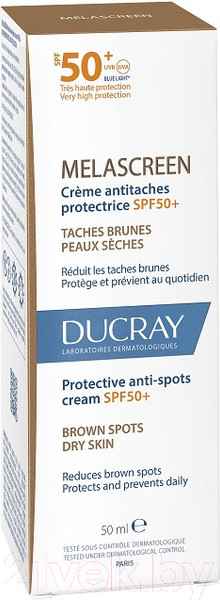 Изображение товара Крем солнцезащитный Ducray Melascreen SPF 50+ (50мл)