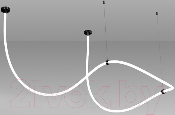 Изображение товара Потолочный светильник Kinklight Венди 3000-6000K с пультом ДУ 08031-400.19 (черный)