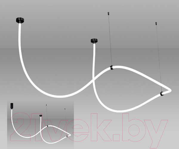 Изображение товара Потолочный светильник Kinklight Венди 3000-6000K с пультом ДУ 08031-400.19 (черный)