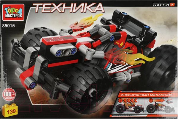 Изображение товара Конструктор инерционный Город мастеров Багги / 85015-ZH (139эл)