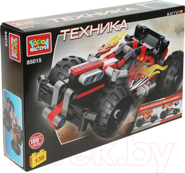 Изображение товара Конструктор инерционный Город мастеров Багги / 85015-ZH (139эл)