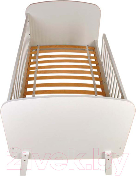 Изображение товара Детская кроватка Polini Kids Mirum 2000 / 0003148-04 (белый)