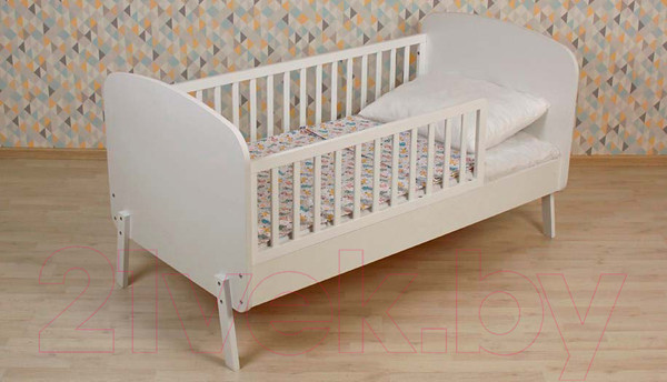 Изображение товара Детская кроватка Polini Kids Mirum 2000 / 0003148-04 (белый)