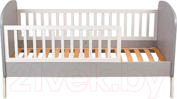 Изображение товара Детская кроватка Polini Kids Mirum 2000 / 0003148-51 (серый/белый)