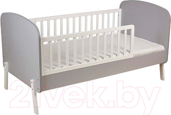 Изображение товара Детская кроватка Polini Kids Mirum 2000 / 0003148-51 (серый/белый)