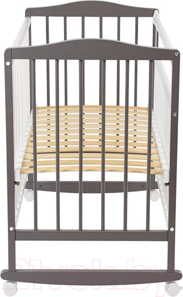 Изображение товара Детская кроватка Фея 204 / 0005512-19 (белый/графит)