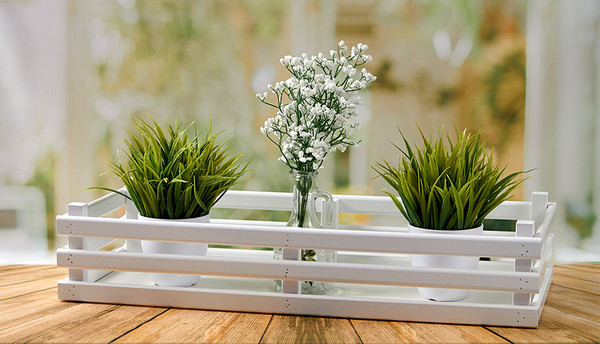 Изображение товара Ящик декоративный Polini Kids Home Basket / 0003155-04 (белый)