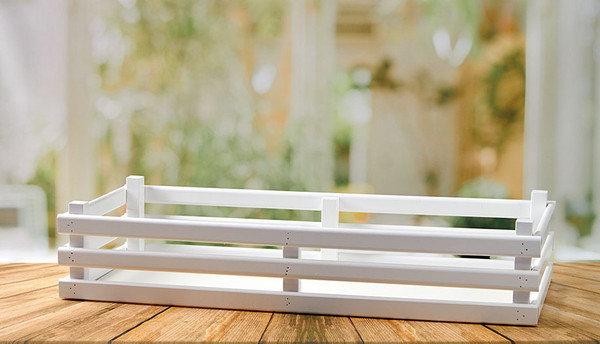 Изображение товара Ящик декоративный Polini Kids Home Basket / 0003155-04 (белый)