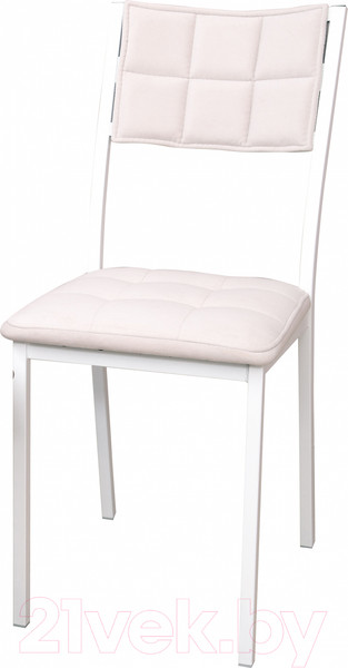 Изображение товара Стул Древпром Дункан ДП2-20 (белый матовый/линкольн белый)