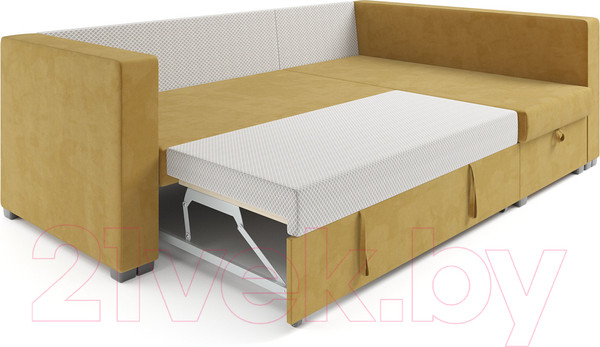 Изображение товара Диван угловой Mebel-Ars Мансберг (Cabrio 27 желтый)