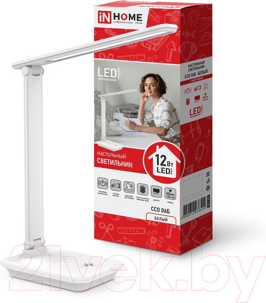 Изображение товара Настольная лампа INhome 4690612036519