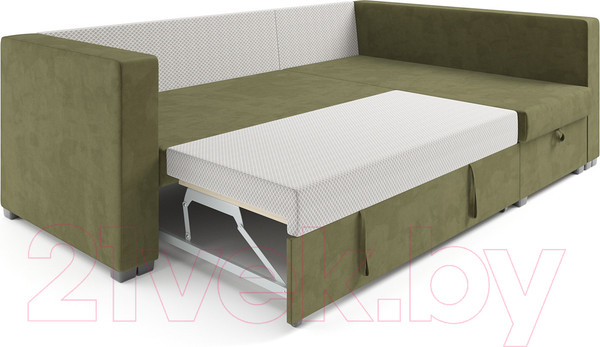 Изображение товара Диван угловой Mebel-Ars Мансберг (Cabrio 29 зеленый)