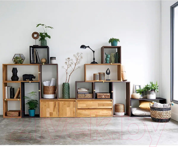 Изображение товара Тумба Dipriz Эдгар 2 двери Д.1290 (дуб/масло)