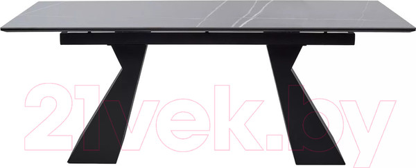 Изображение товара Обеденный стол M-City Богарт 200 / 480M05317 (Titanium Black Pulido/черный)