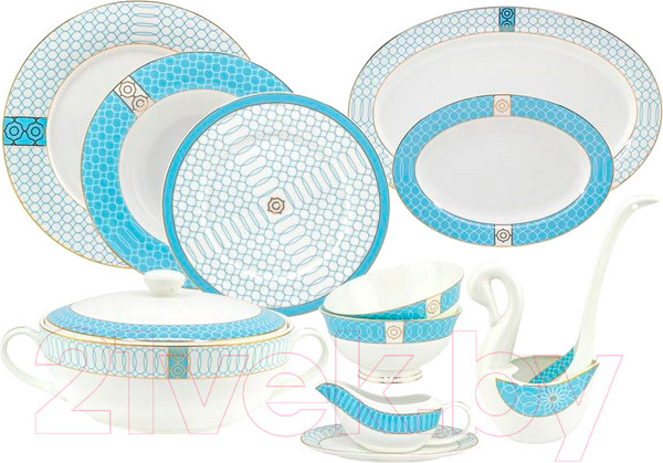 Изображение товара Набор столовой посуды Lenardi Тиффани 145-300 (28пр)