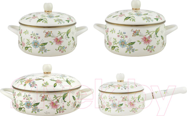 Изображение товара Набор кастрюль Lenardi Magnolia 776-064 (4шт)