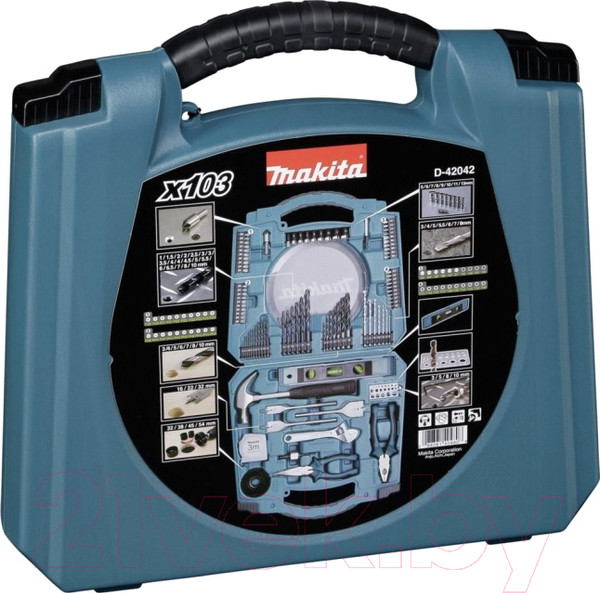 Изображение товара Универсальный набор инструментов Makita D-42042