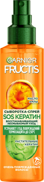Изображение товара Спрей для волос Garnier Fructis SOS Кератин (150мл)