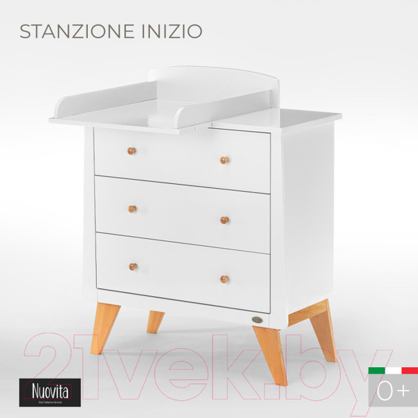 Изображение товара Комод пеленальный Nuovita Stanzione Inizio (белый)