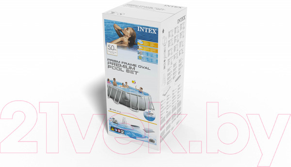 Изображение товара Каркасный бассейн Intex Prism Frame / 26796 (503x274x122)