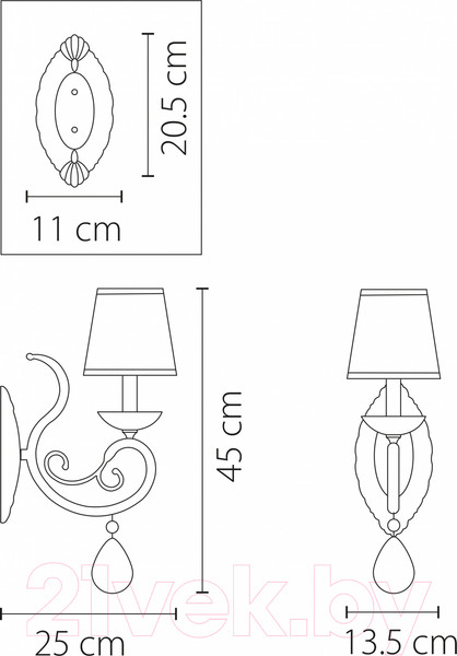 Изображение товара Бра Osgona Ricerco 693614