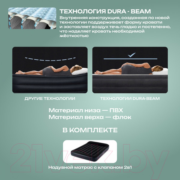 Изображение товара Надувной матрас Intex Pillow Rest 64142