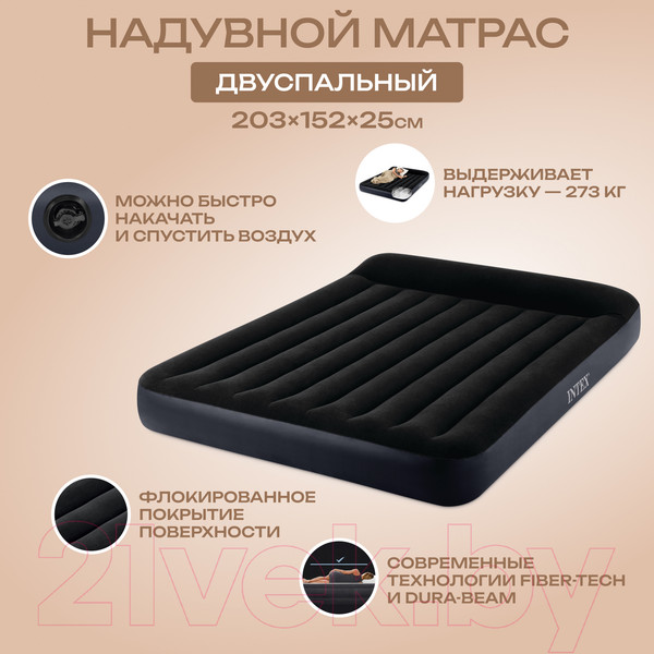 Изображение товара Надувной матрас Intex Pillow Rest 64143