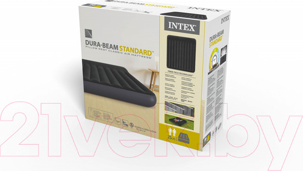 Изображение товара Надувной матрас Intex Pillow Rest 64144