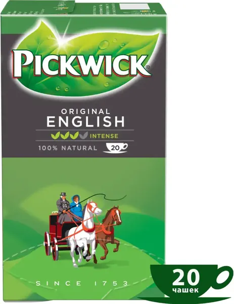 Изображение товара Чай пакетированный Pickwick English байховый (20пак)