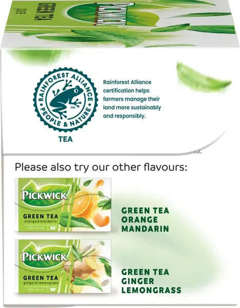 Изображение товара Чай пакетированный Pickwick Зеленый байховый (20пак)