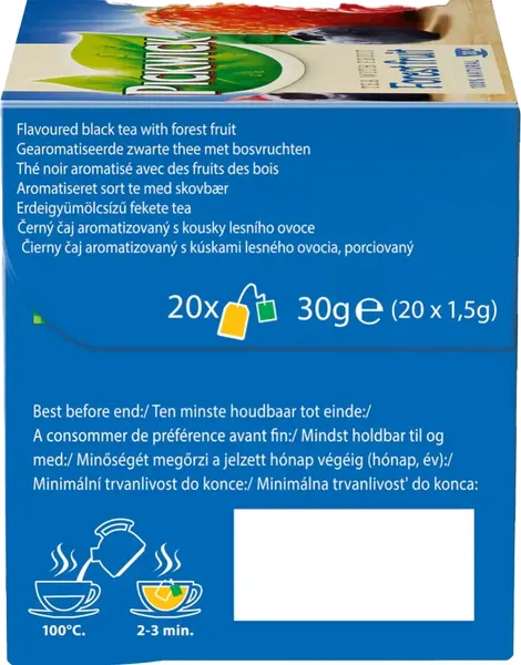 Изображение товара Чай пакетированный Pickwick С кусочками лесных ягод (20пак)