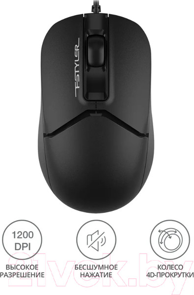 Изображение товара Мышь A4Tech Fstyler FM12S (черный)