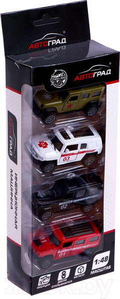 Изображение товара Набор игрушечных автомобилей Автоград Спецслужбы / 6870357