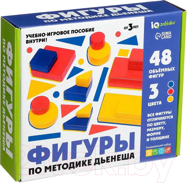 Изображение товара Развивающий игровой набор Соломон Логические блоки Дьенеша / 9061725