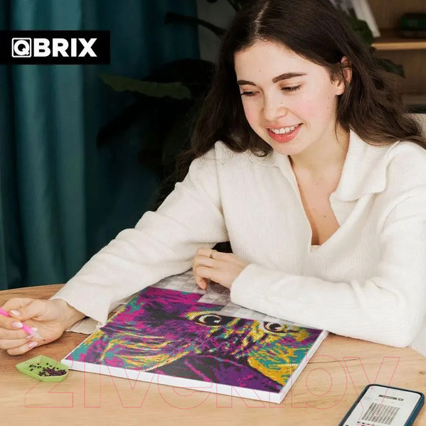 Изображение товара Набор алмазной вышивки QBRIX Pop-Art А3