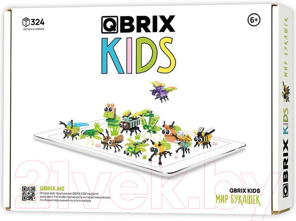 Изображение товара Конструктор QBRIX Kids Мир букашек