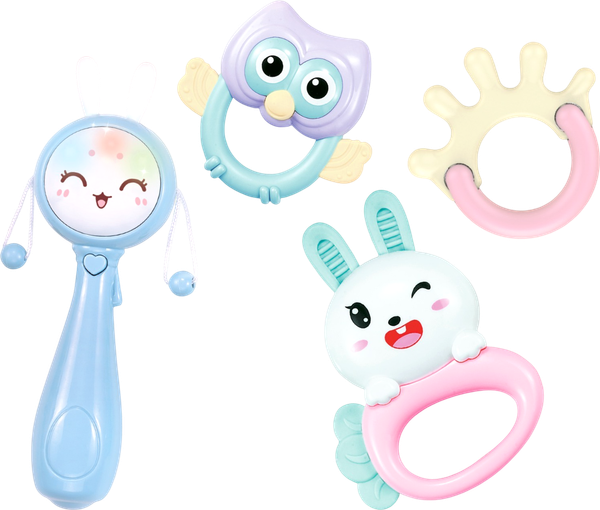 Изображение товара Набор погремушек Zabiaka Веселые погремушки / 9570356