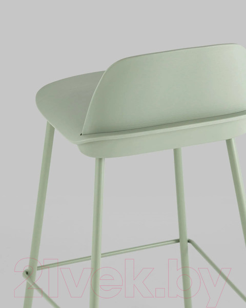 Изображение товара Стул барный Stool Group Mist полубарный (серо-зеленый)