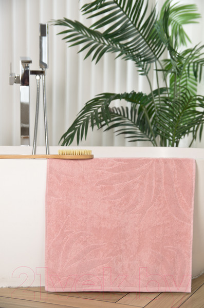 Изображение товара Полотенце Belezza Flora Махра 70x130 / 6188091 (розовый)