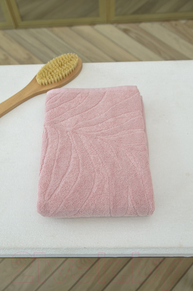 Изображение товара Полотенце Belezza Flora Махра 70x130 / 6188091 (розовый)