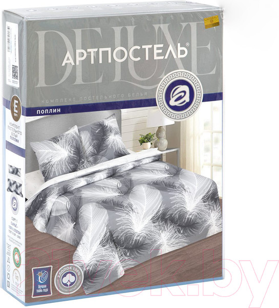 Изображение товара Комплект постельного белья АртПостель Возрождение 909 2.0 Евро