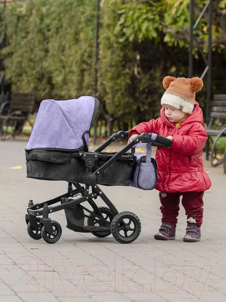 Изображение товара Коляска для куклы Carrello Maestro 2 в 1 (Purple)