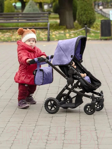 Изображение товара Коляска для куклы Carrello Maestro 2 в 1 (Purple)