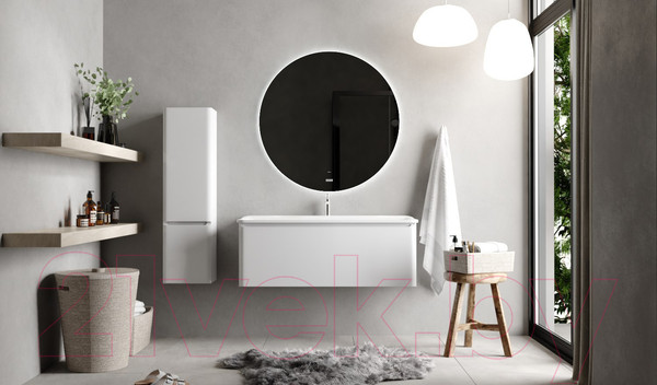 Изображение товара Тумба под умывальник Raval Welto 100 / Wel.01.100/P/W/RL (подвесная, белый)