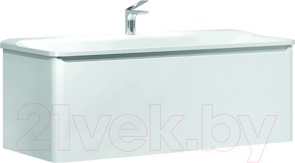 Изображение товара Тумба под умывальник Raval Welto 100 / Wel.01.100/P/W/RL (подвесная, белый)