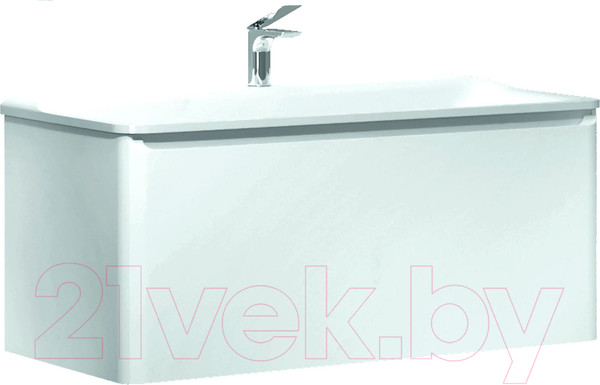 Изображение товара Тумба под умывальник Raval Welto 80 / Wel.01.80/P/W/RL (подвесная, белый)